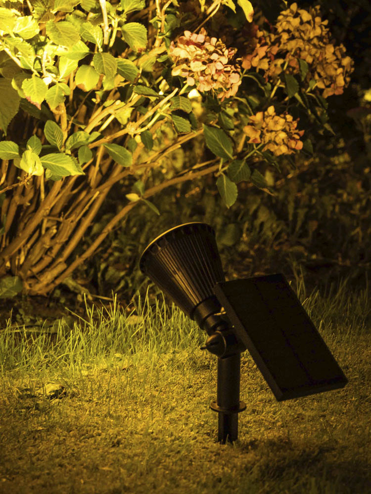 Iplux Solar LED Tuinspot Pro 70lumen 10